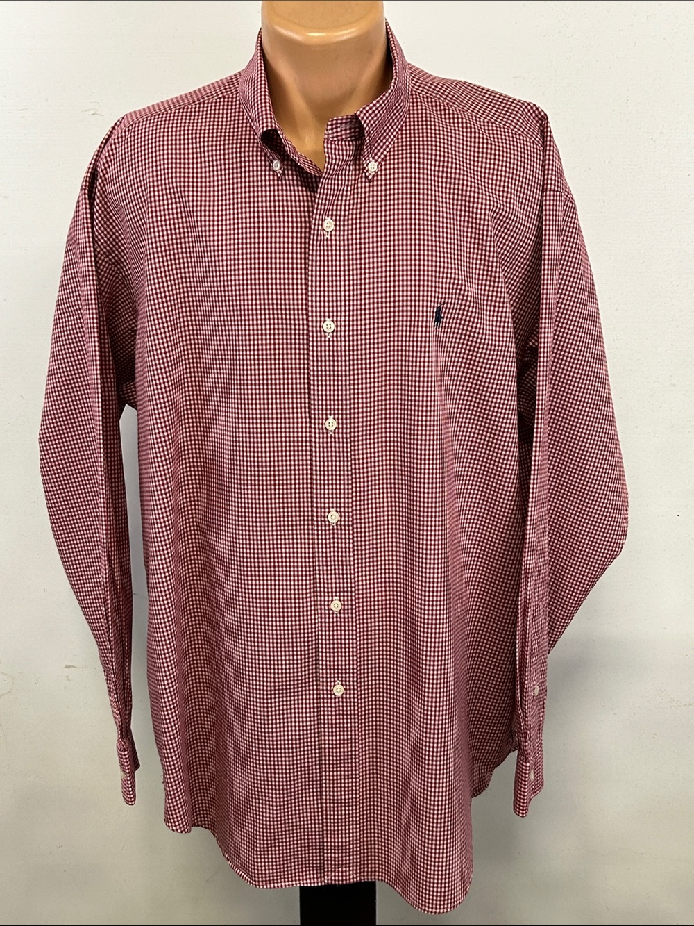 Ralph Lauren long sleeve button down collar shirt.  XL